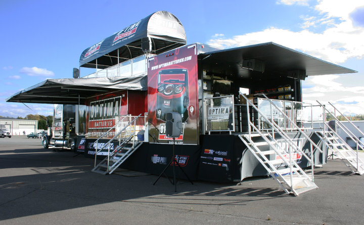 Optima Batteries Mobile Marketing Exhibit